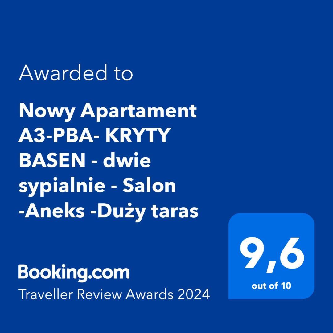 Nowy Apartament A3-Pba- Kryty Basen - Dwie Sypialnie - Salon -Aneks -Duzy Taras Pobierowo Extérieur photo